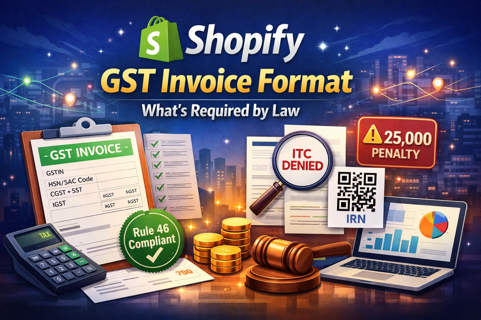 Shopify GST Invoice Format: What’s Required by Law – GST Pro