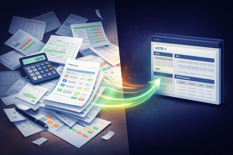 How to File GSTR-1 from Shopify Sales Data